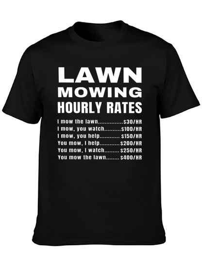Camiseta Tarifas de Corte de Césped