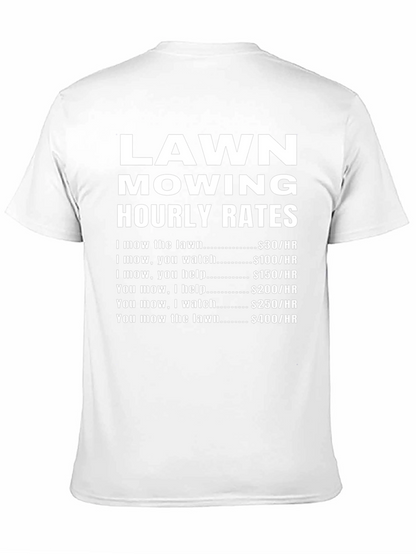 Camiseta Tarifas de Corte de Césped