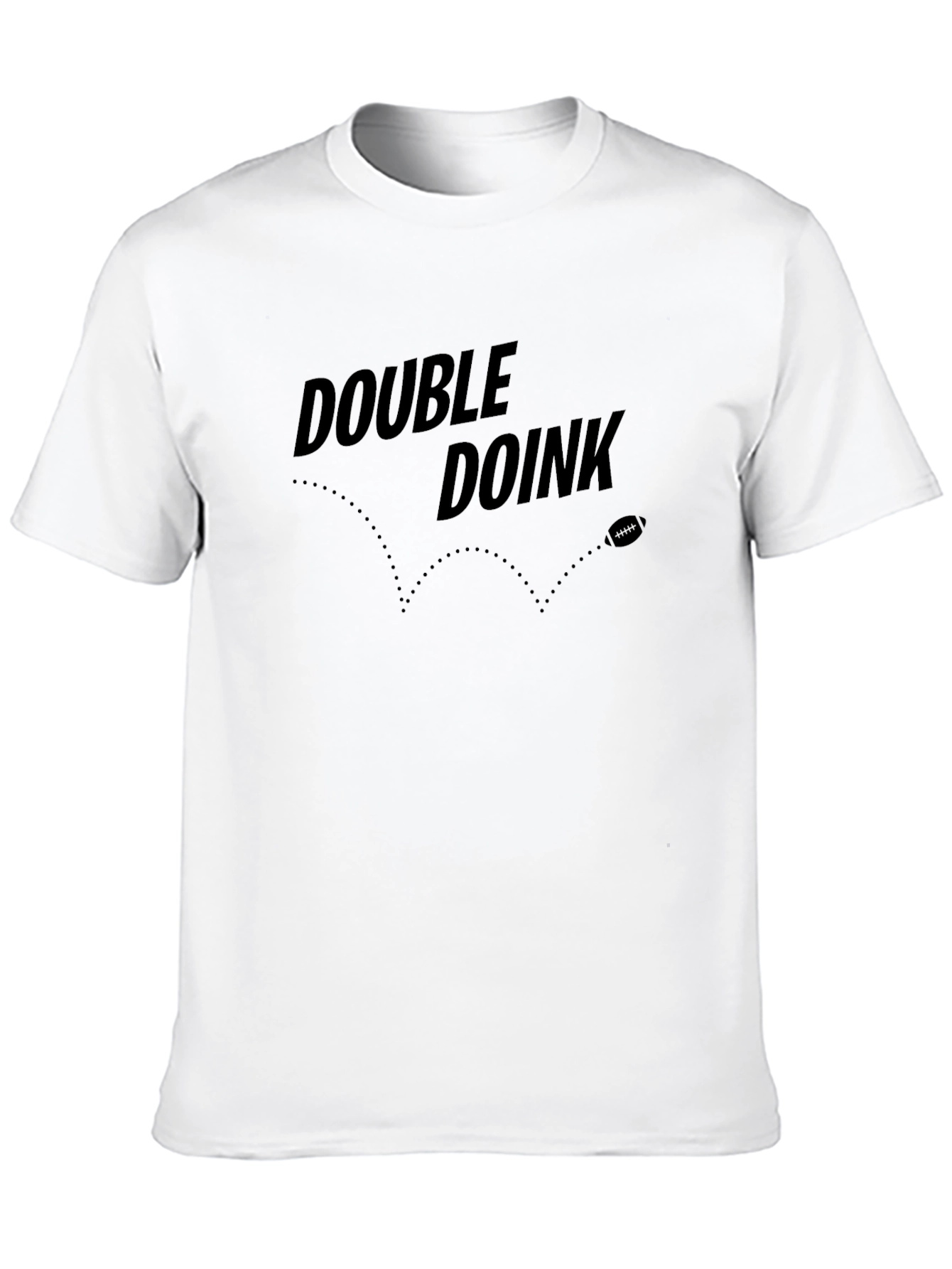 Camiseta Double Doink Negra para Fans de Fútbol Americano