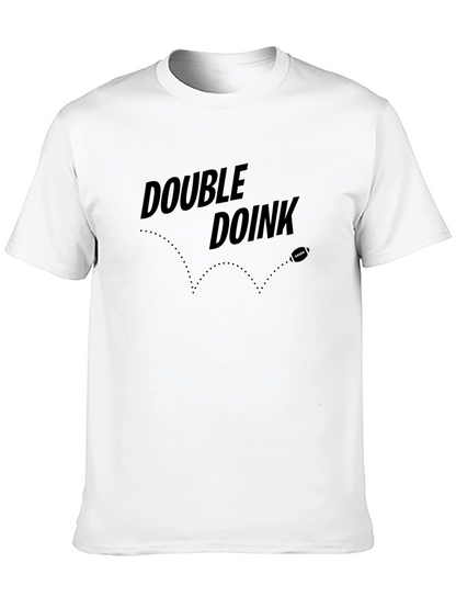 Camiseta Double Doink Negra para Fans de Fútbol Americano