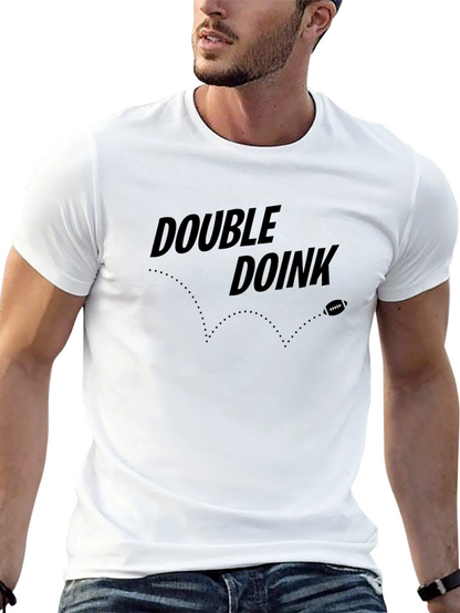 Camiseta Double Doink Negra para Fans de Fútbol Americano