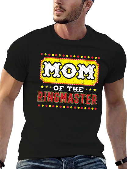 Camiseta Negra Mom Of The Ringmaster