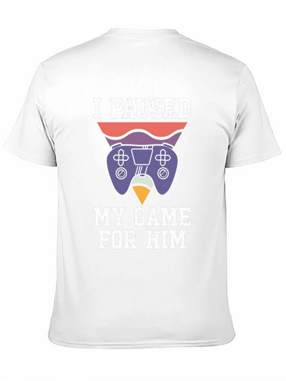 Camiseta Gamer: Pausé mi Juego Por Él