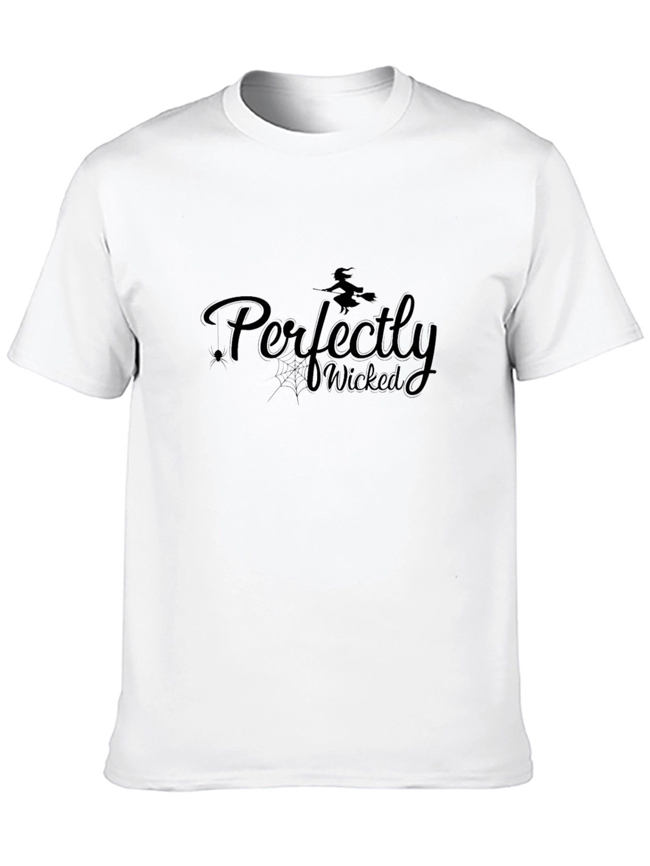 Camiseta Negra Perfectly Wicked Halloween