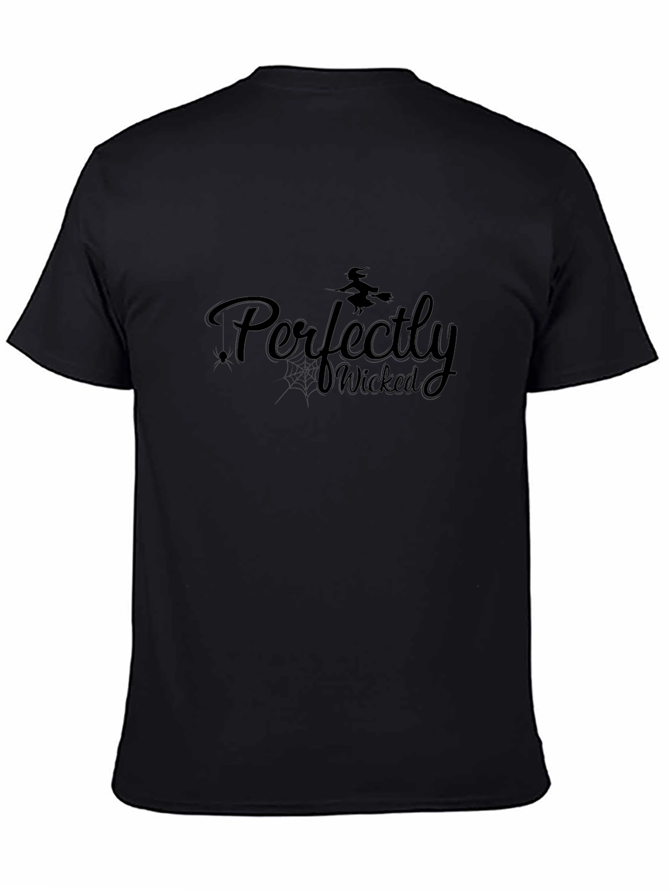 Camiseta Negra Perfectly Wicked Halloween