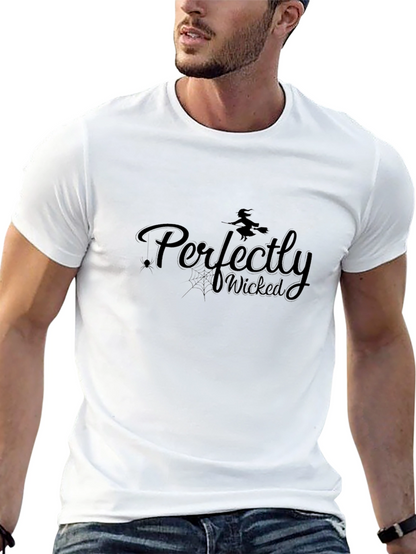Camiseta Negra Perfectly Wicked Halloween