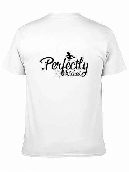 Camiseta Negra Perfectly Wicked Halloween