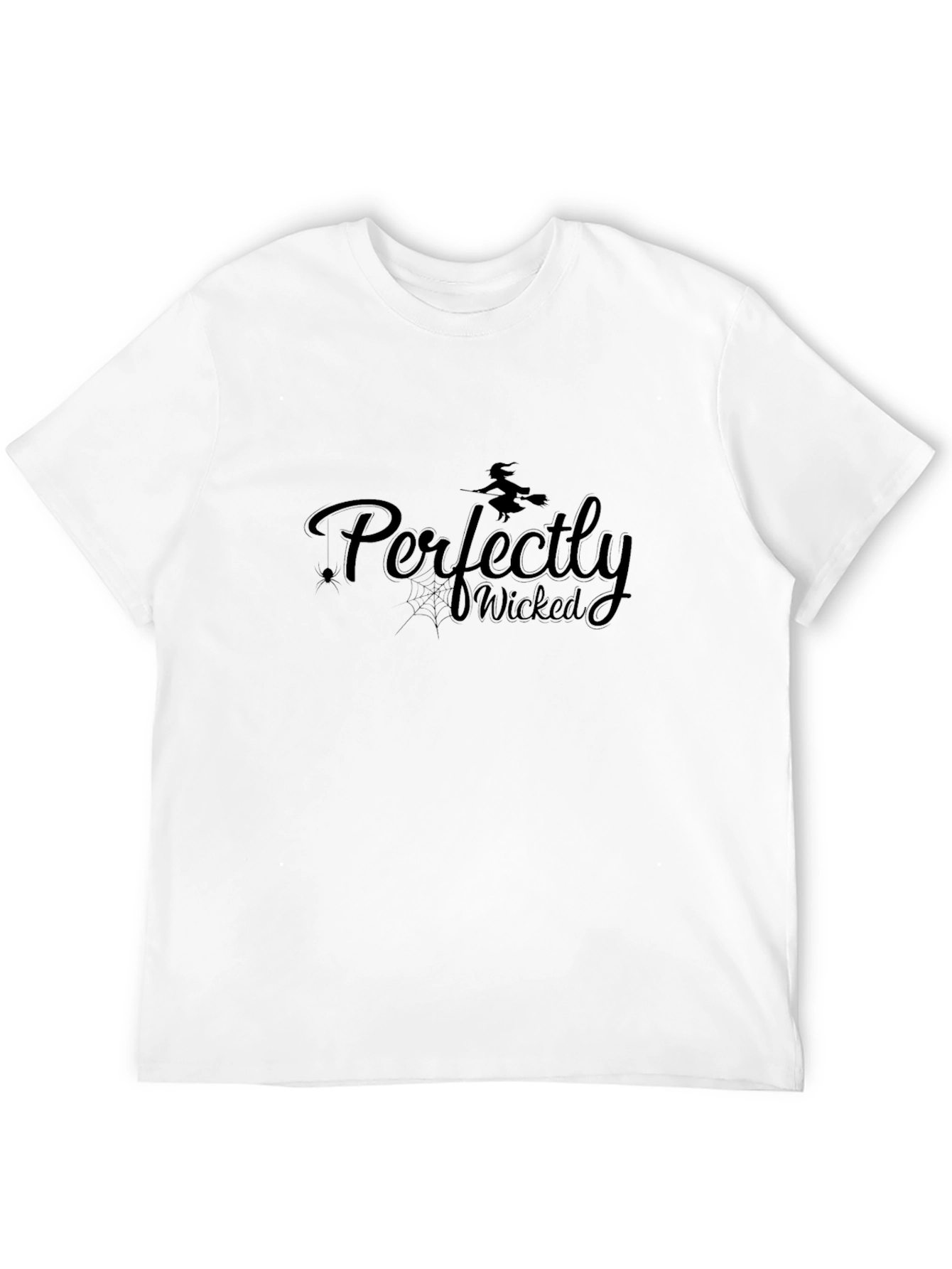 Camiseta Negra Perfectly Wicked Halloween