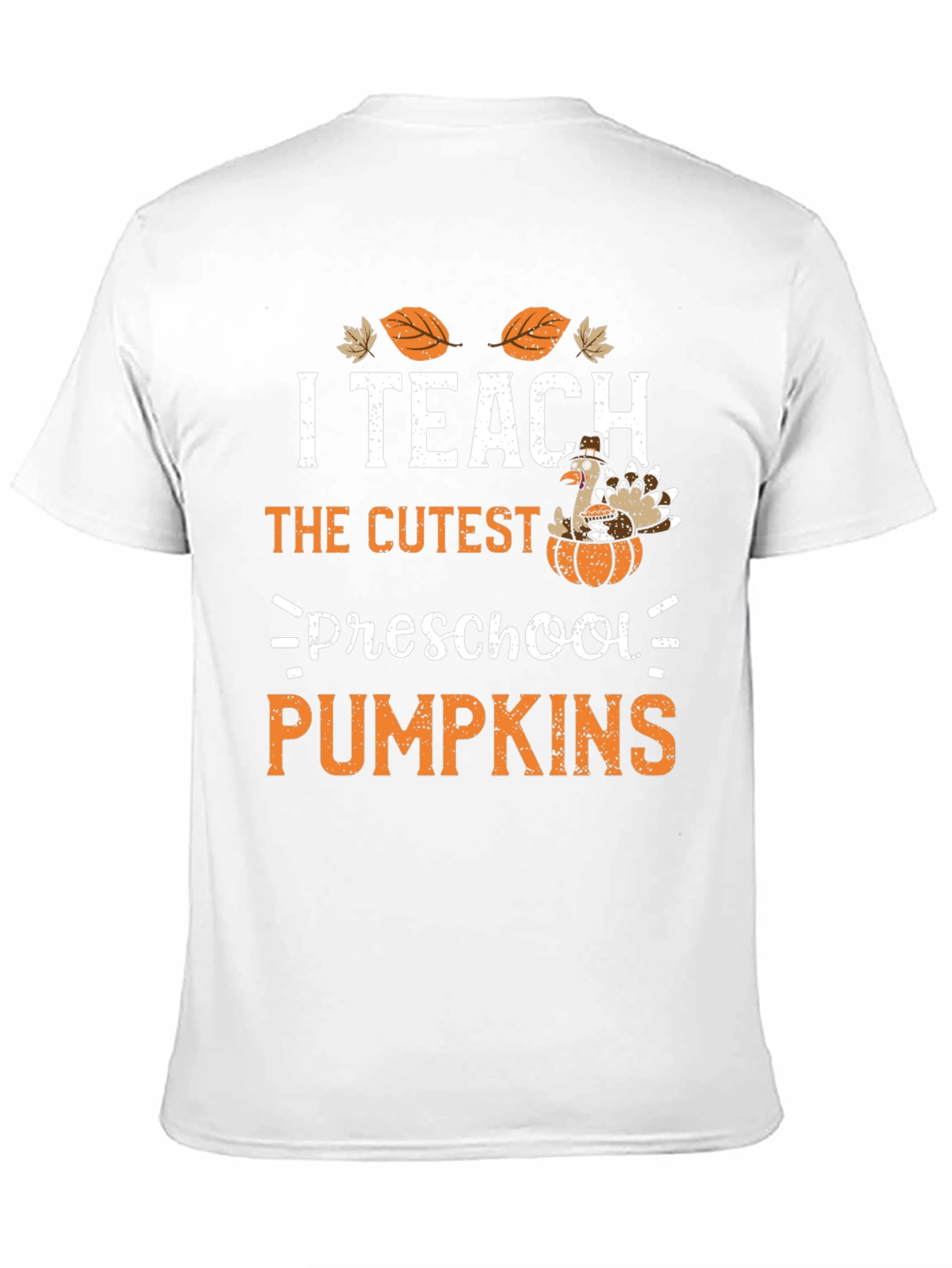 Camiseta I Teach Cutest Preschool Pumpkins