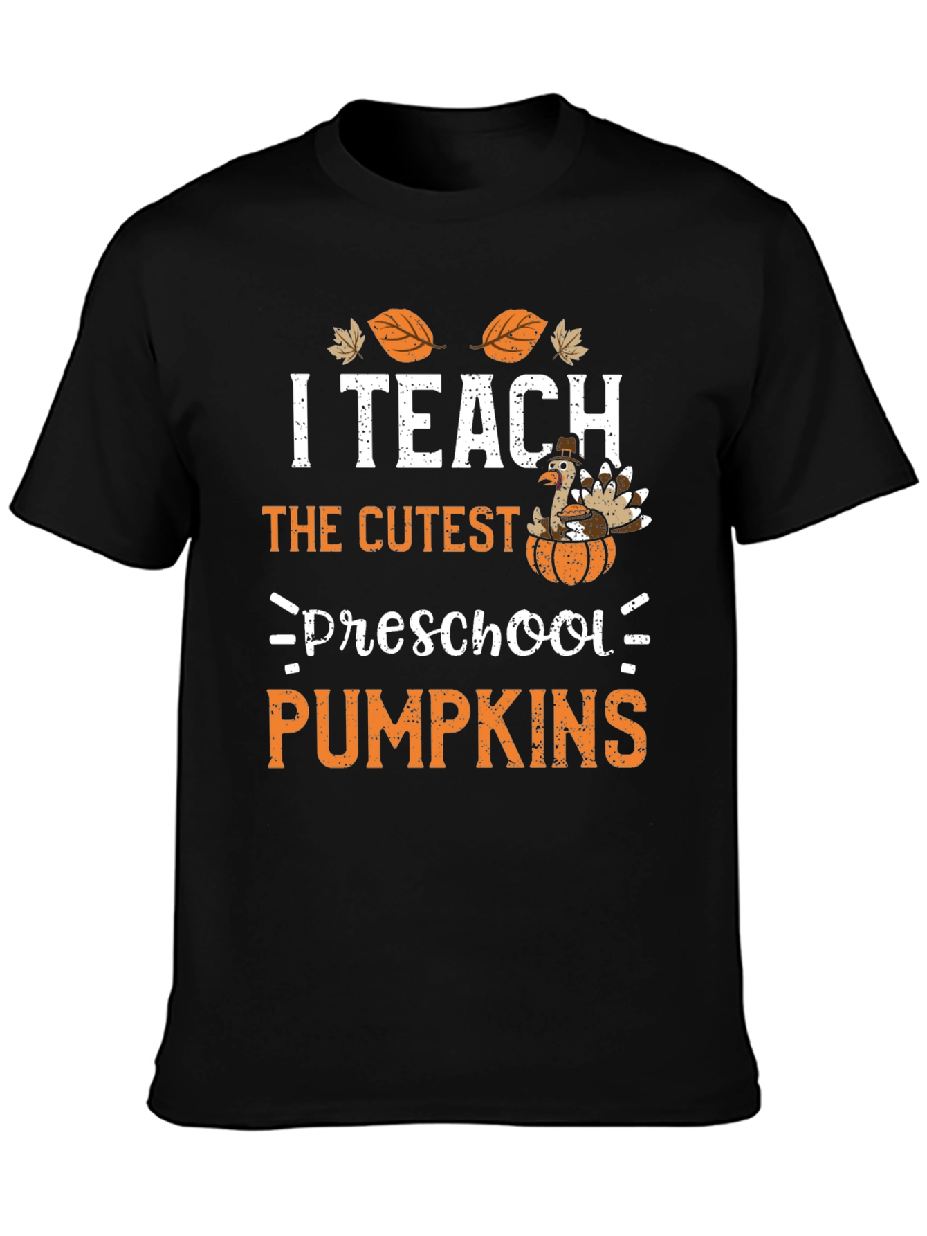 Camiseta I Teach Cutest Preschool Pumpkins