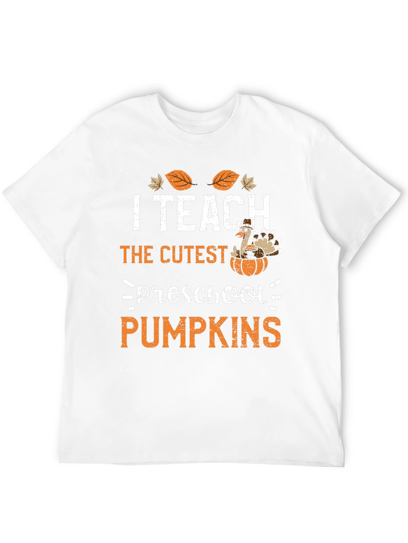 Camiseta I Teach Cutest Preschool Pumpkins