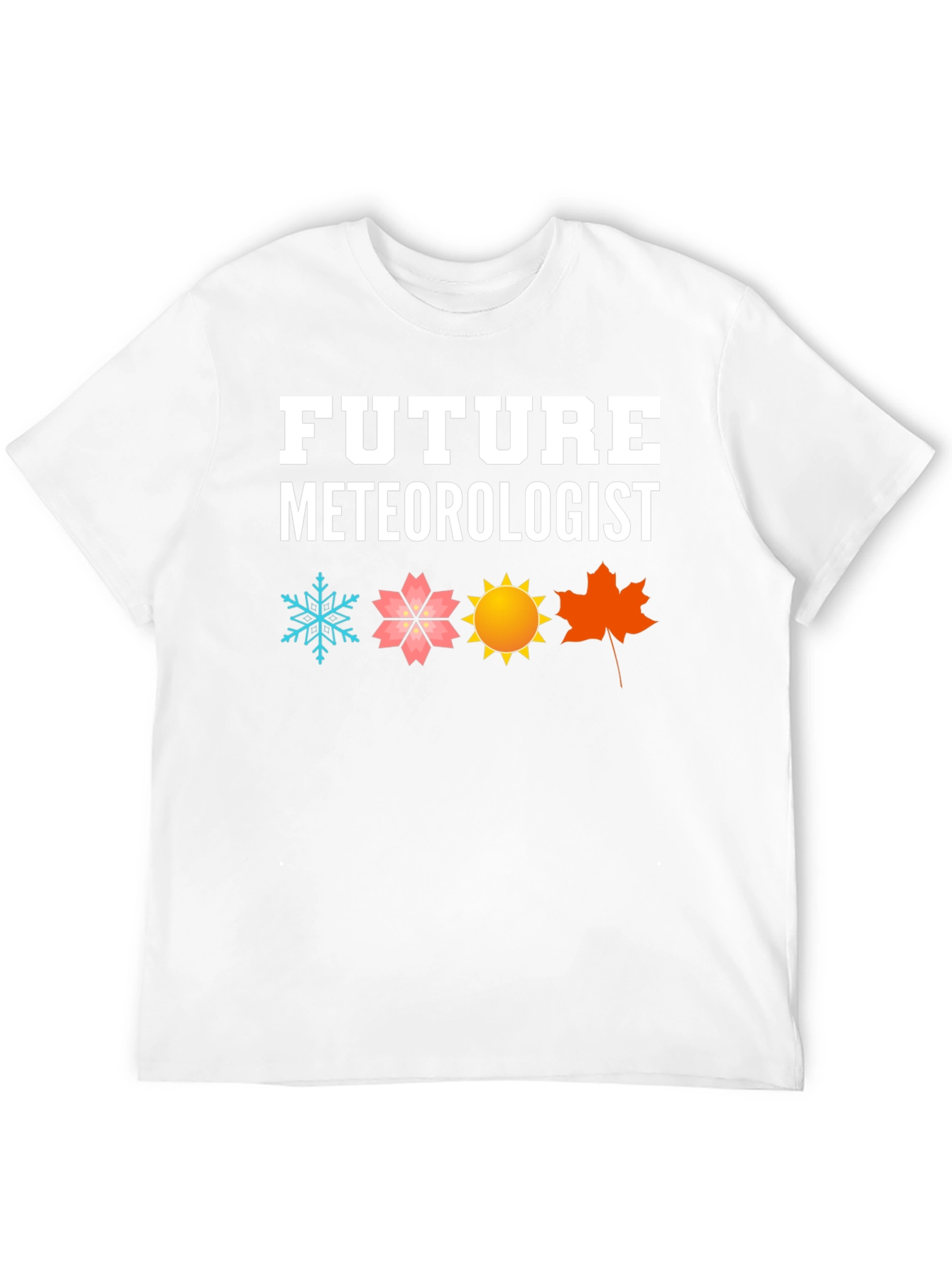 Camiseta Negra Futuro Meteorólogo Estacional