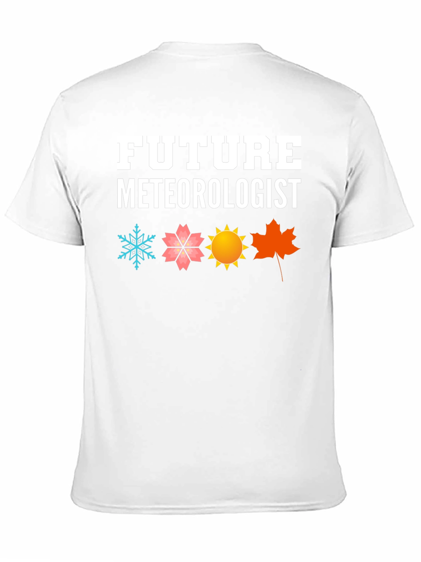 Camiseta Negra Futuro Meteorólogo Estacional