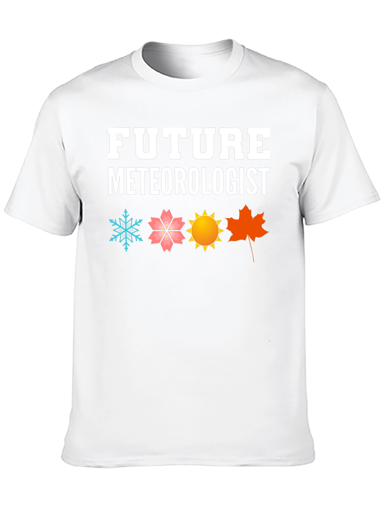 Camiseta Negra Futuro Meteorólogo Estacional