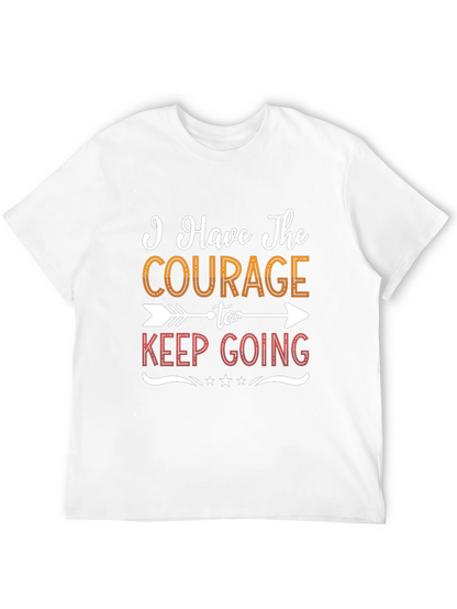 Camiseta Negra Motivacional Courage