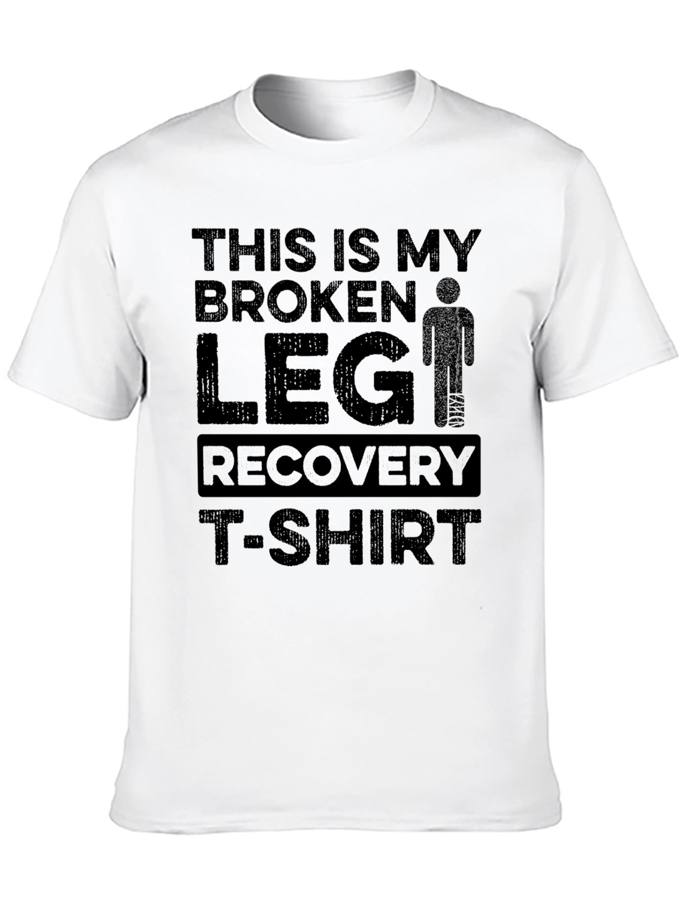Camiseta Recuperación Pierna Rota - Humor Médico