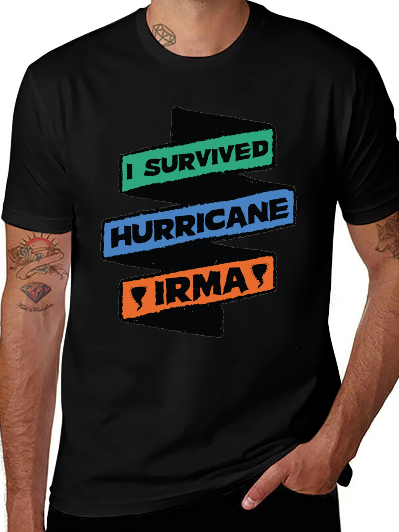 Camiseta Sobreviví al Huracán Irma