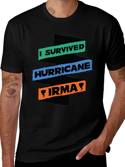 Camiseta Sobreviví al Huracán Irma