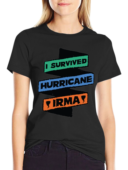 Camiseta Sobreviví al Huracán Irma