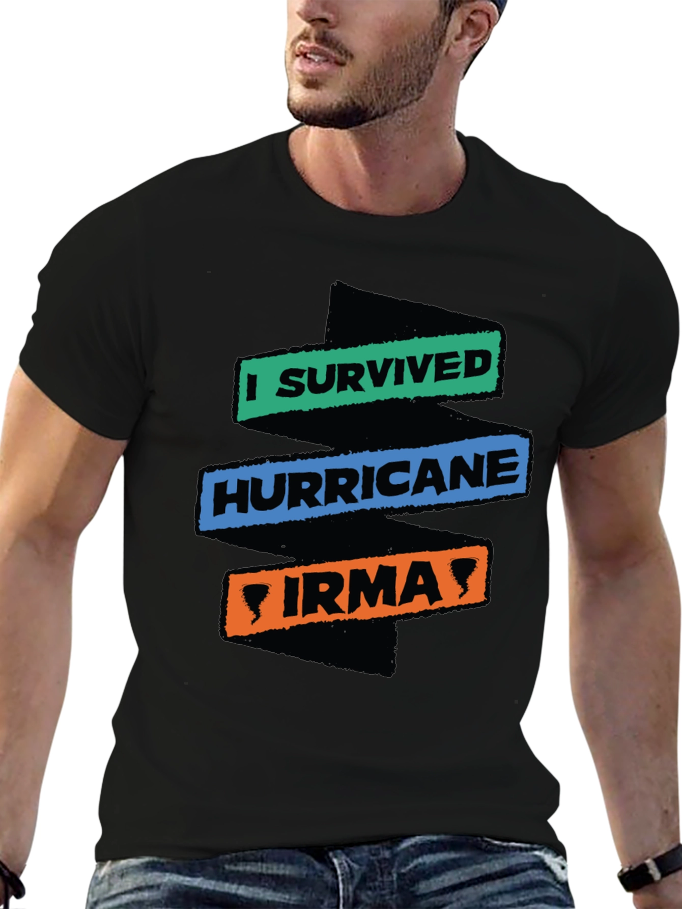 Camiseta Sobreviví al Huracán Irma
