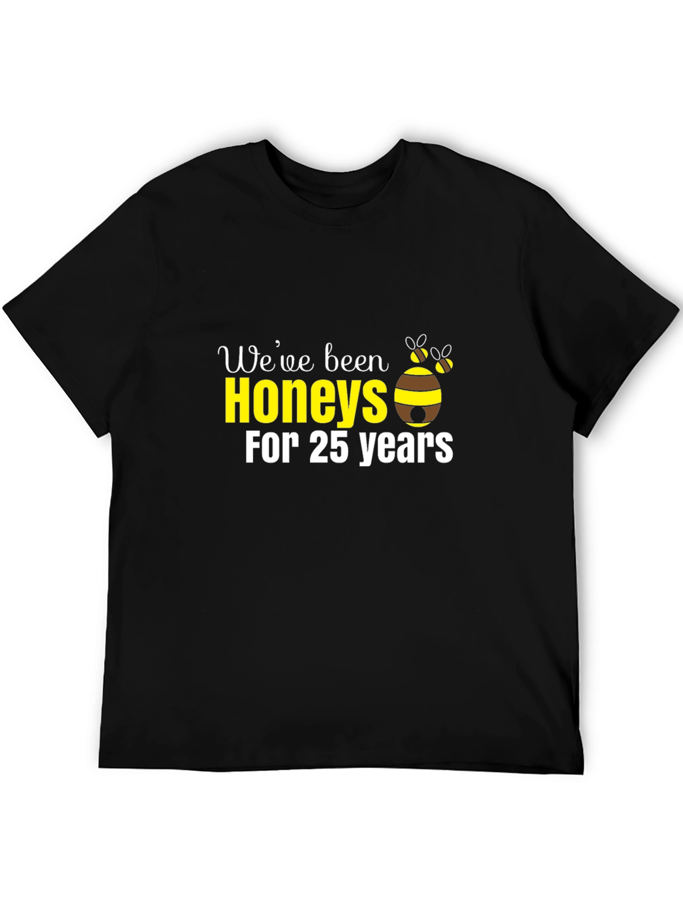 Camiseta Negra Honeys 25 Años
