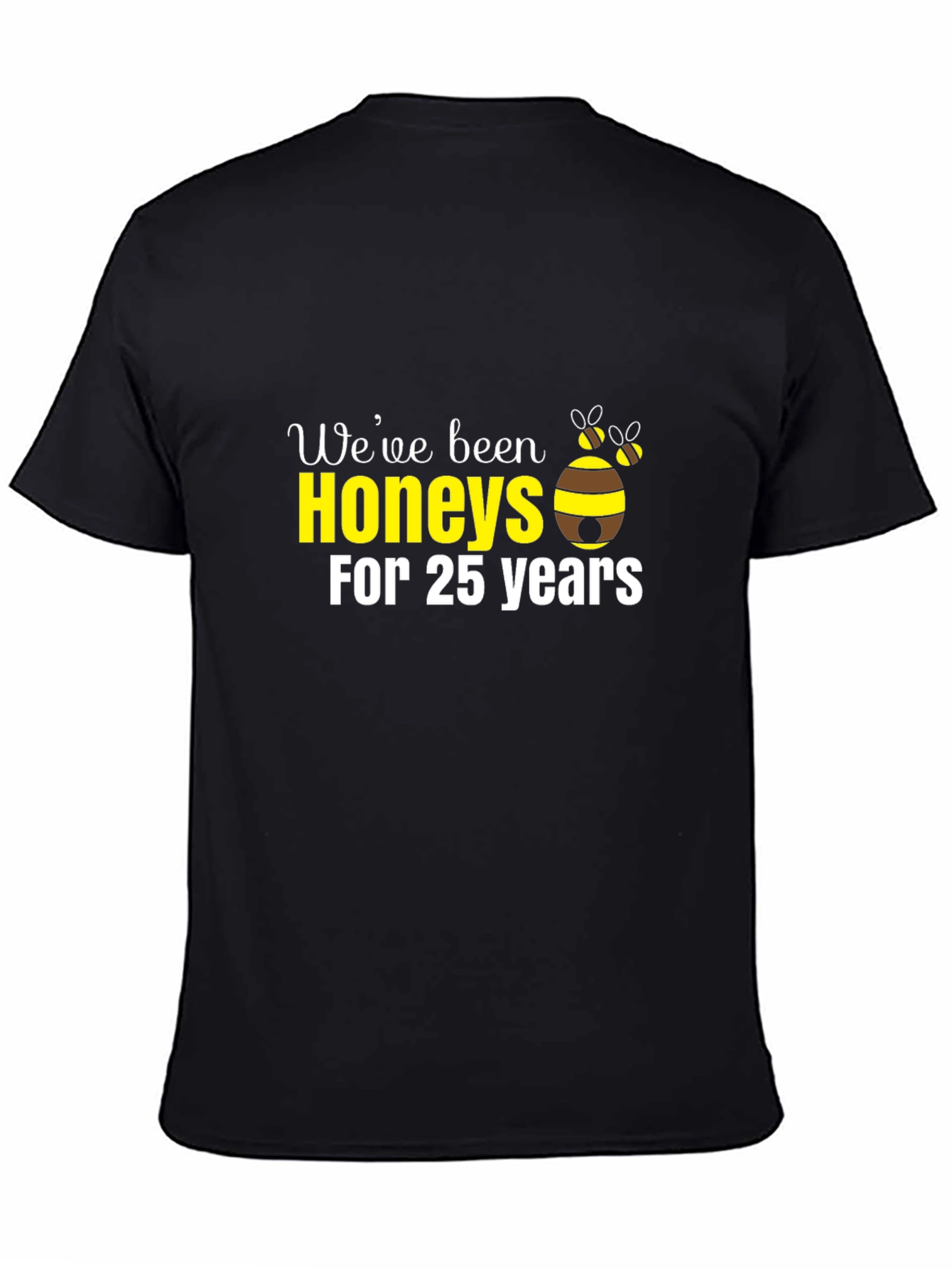 Camiseta Negra Honeys 25 Años