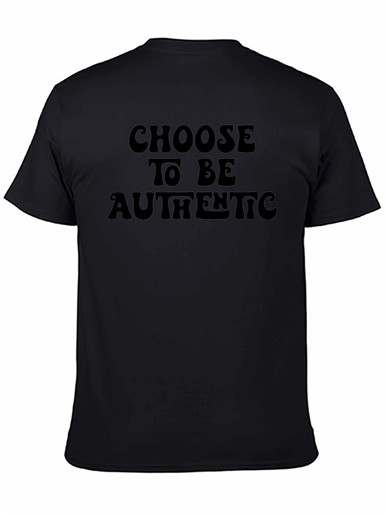 Camiseta Negra Choose to be Authentic