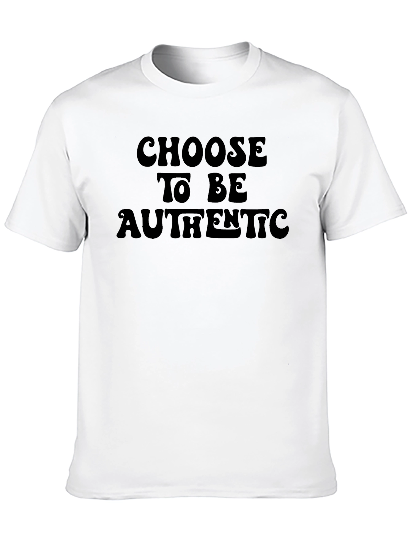 Camiseta Negra Choose to be Authentic