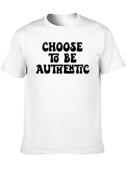 Camiseta Negra Choose to be Authentic
