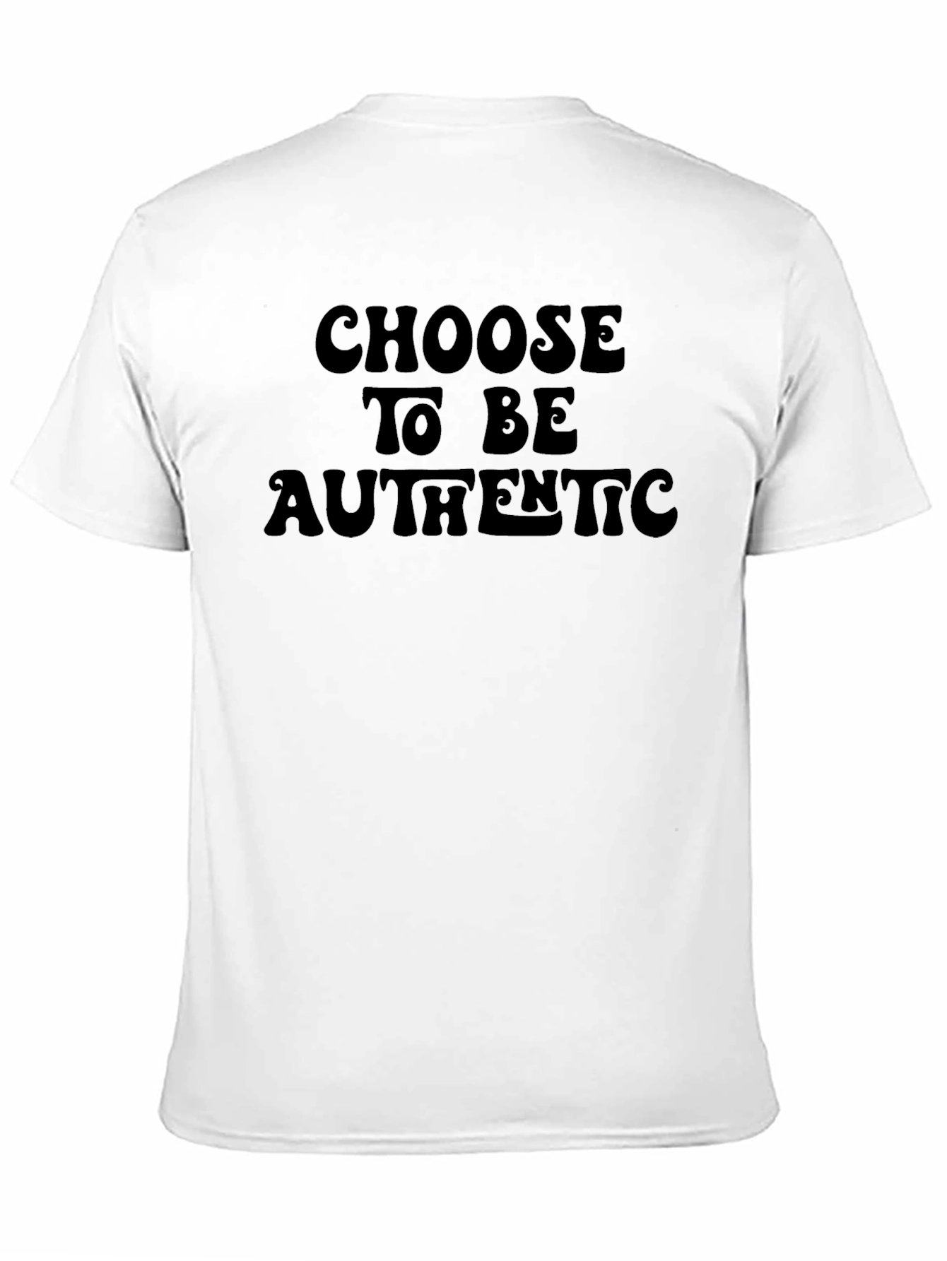 Camiseta Negra Choose to be Authentic