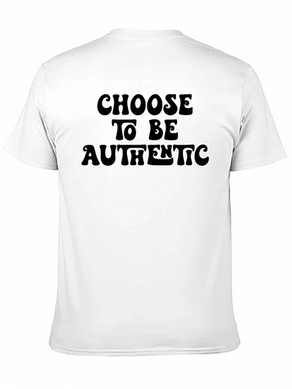 Camiseta Negra Choose to be Authentic