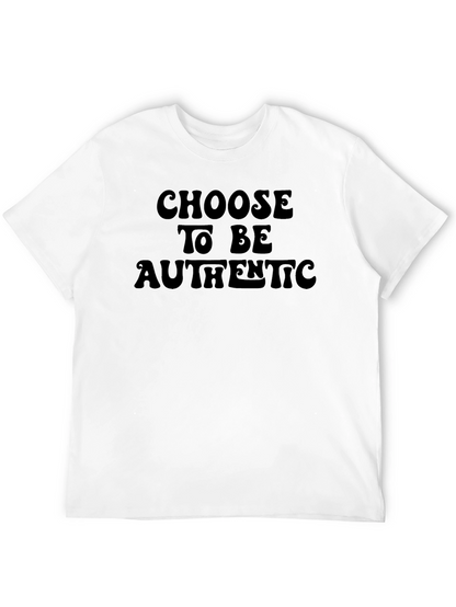 Camiseta Negra Choose to be Authentic