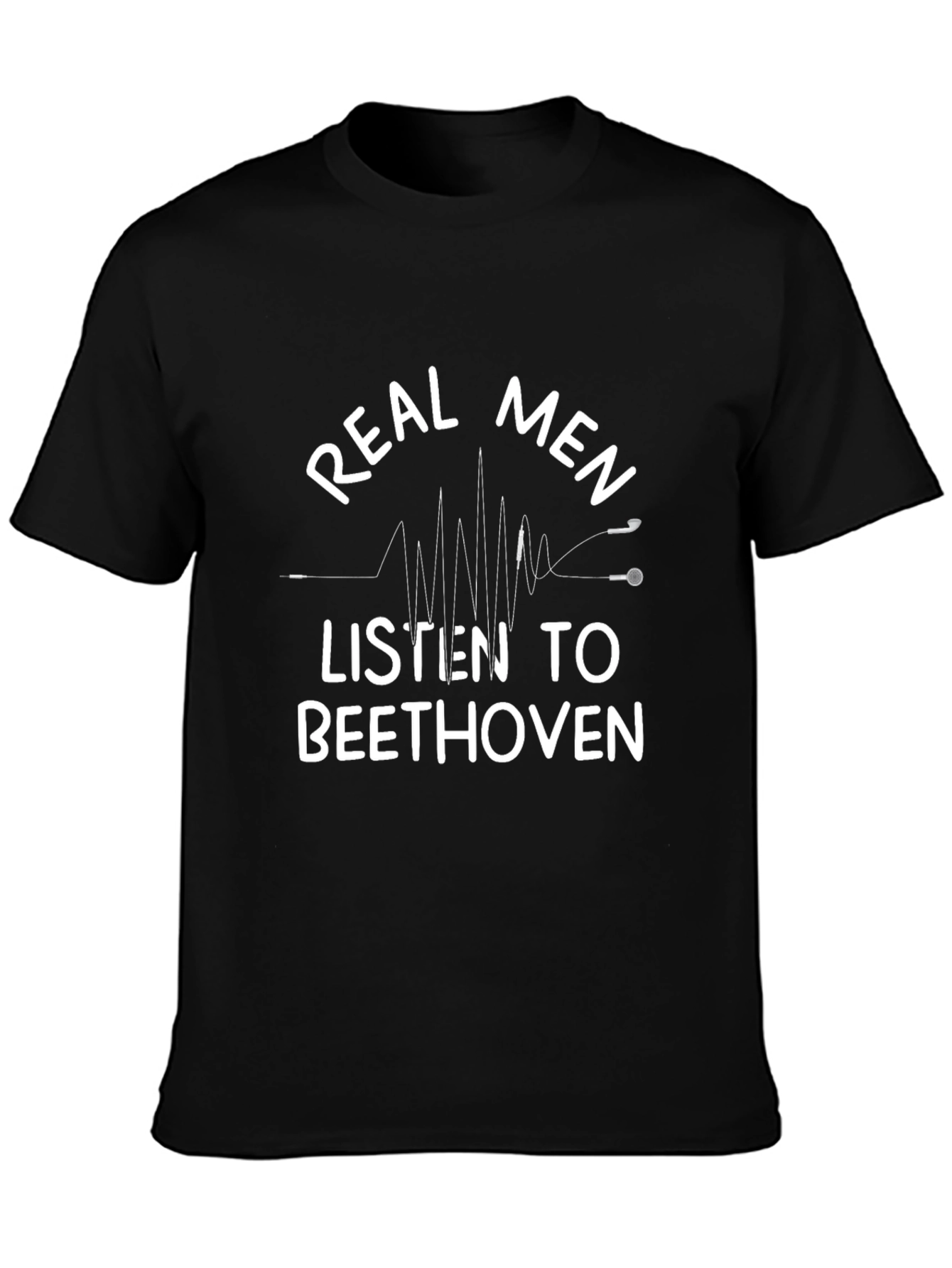 Camiseta Hombre: Beethoven para Verdaderos Hombres