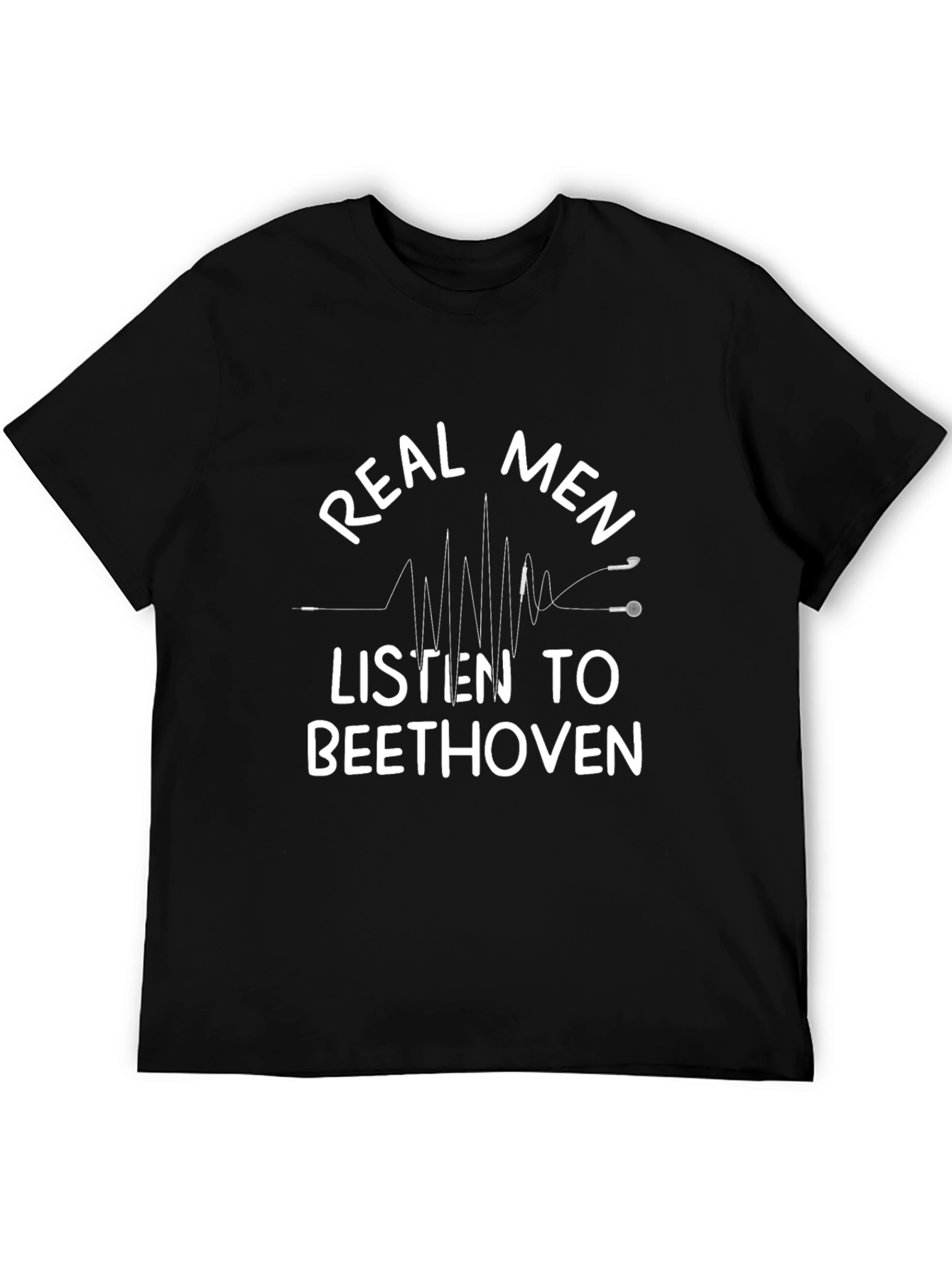 Camiseta Hombre: Beethoven para Verdaderos Hombres