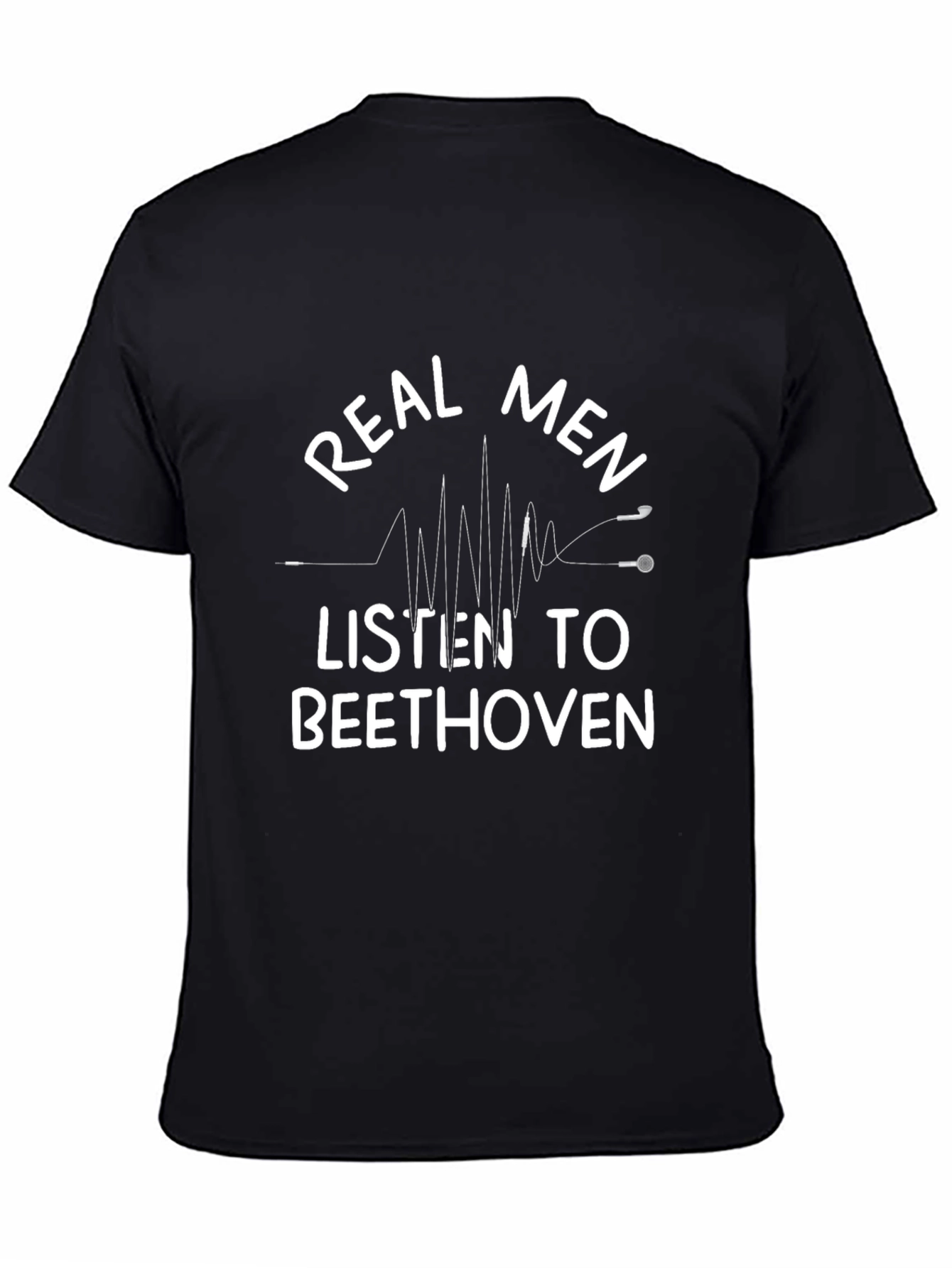 Camiseta Hombre: Beethoven para Verdaderos Hombres