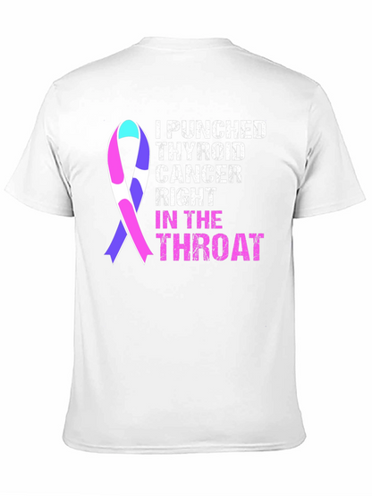 Camiseta Le Di un Puñetazo al Cáncer de Tiroides