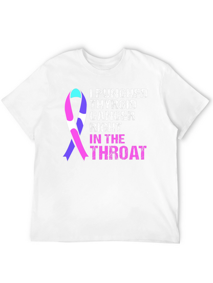 Camiseta Le Di un Puñetazo al Cáncer de Tiroides