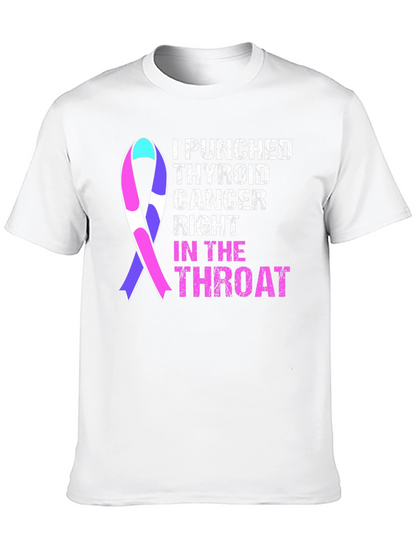 Camiseta Le Di un Puñetazo al Cáncer de Tiroides