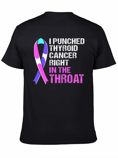 Camiseta Le Di un Puñetazo al Cáncer de Tiroides