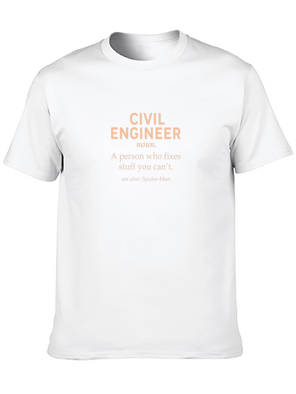Camiseta Ingeniero Civil - Soluciona Problemas