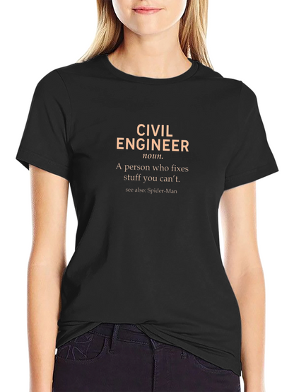 Camiseta Ingeniero Civil - Soluciona Problemas