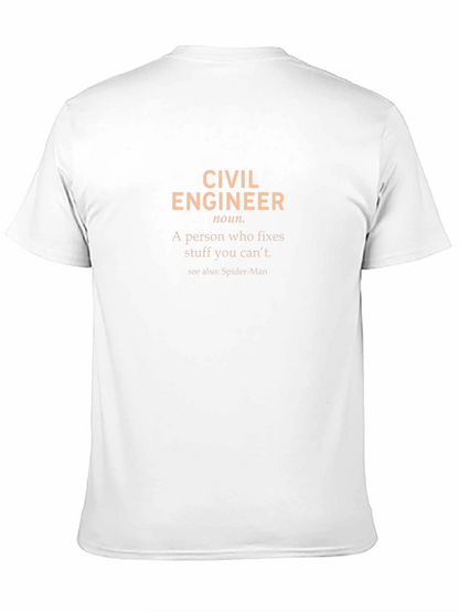 Camiseta Ingeniero Civil - Soluciona Problemas