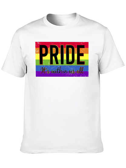 Camiseta Negra con Diseño de Orgullo LGBTQ+