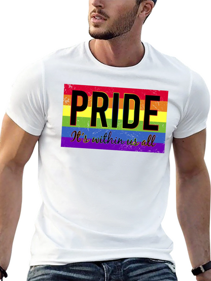 Camiseta Negra con Diseño de Orgullo LGBTQ+
