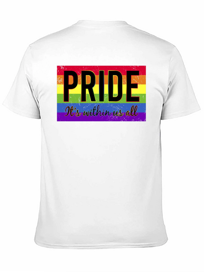 Camiseta Negra con Diseño de Orgullo LGBTQ+