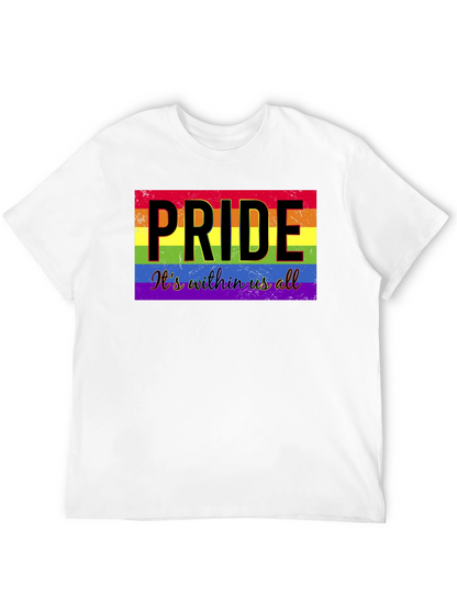 Camiseta Negra con Diseño de Orgullo LGBTQ+
