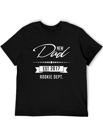 Camiseta Negra Nuevo Papá - Rookie Dept. 2017