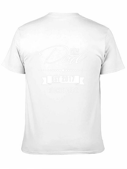 Camiseta Negra Nuevo Papá - Rookie Dept. 2017