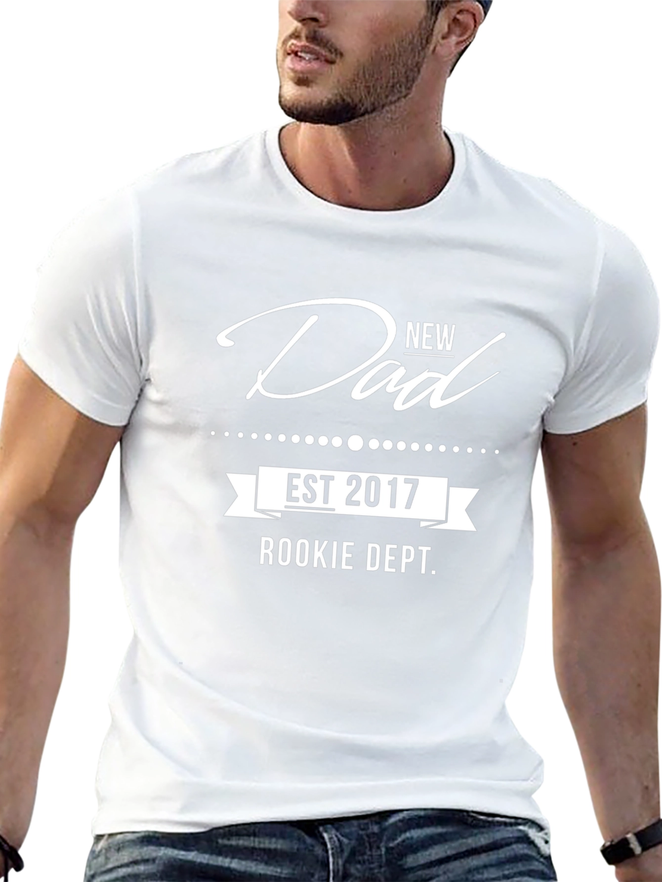 Camiseta Negra Nuevo Papá - Rookie Dept. 2017