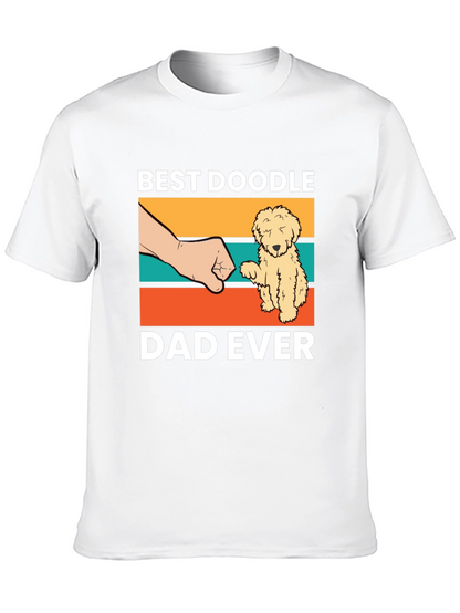 Camiseta Negra Best Doodle Dad Ever